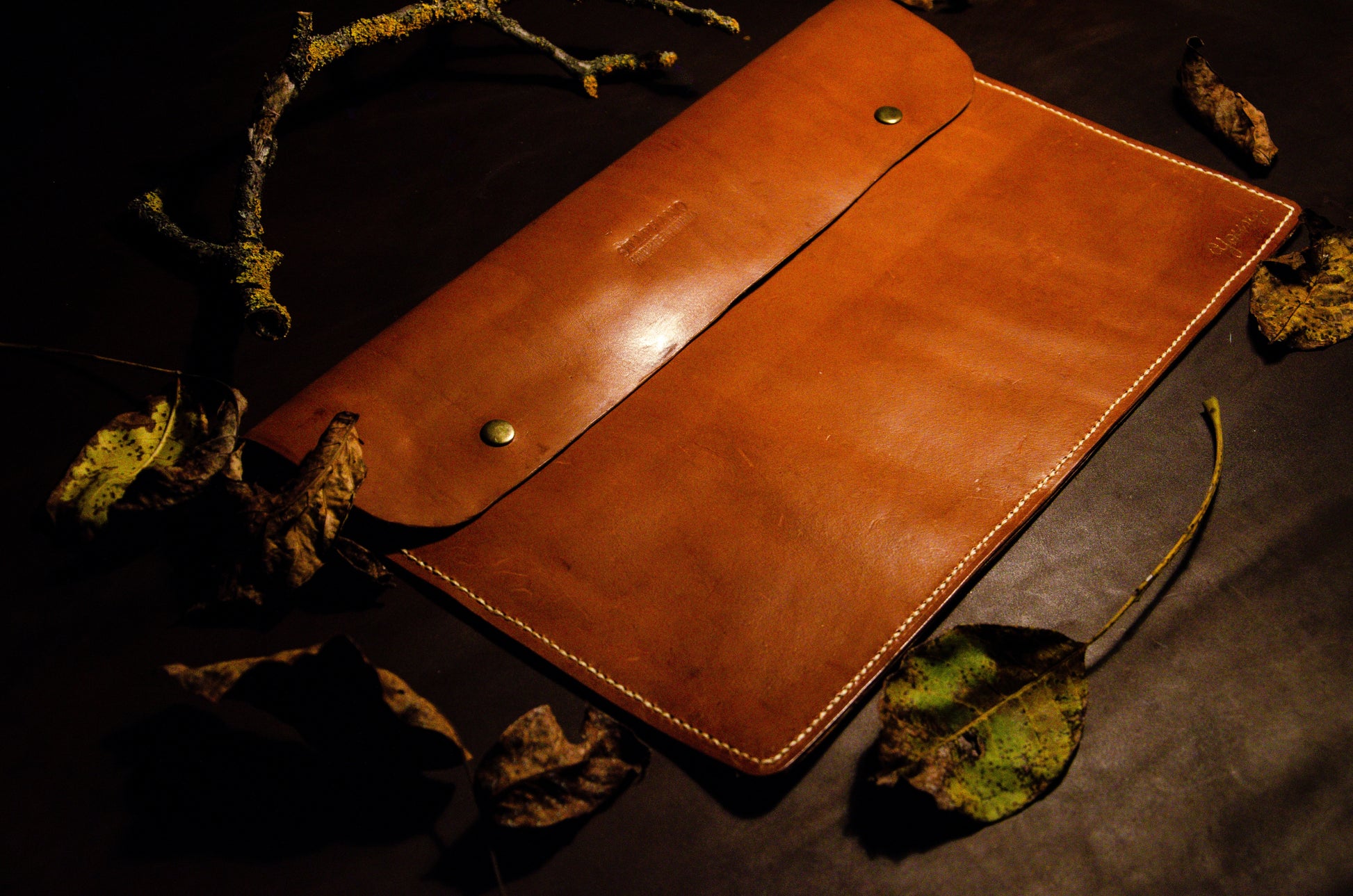 Husă laptop de lux Ambra di Toscana - accesoriu business